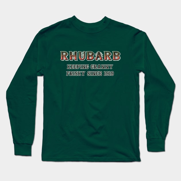 Rhubarb #4 Long Sleeve T-Shirt by Malarkey